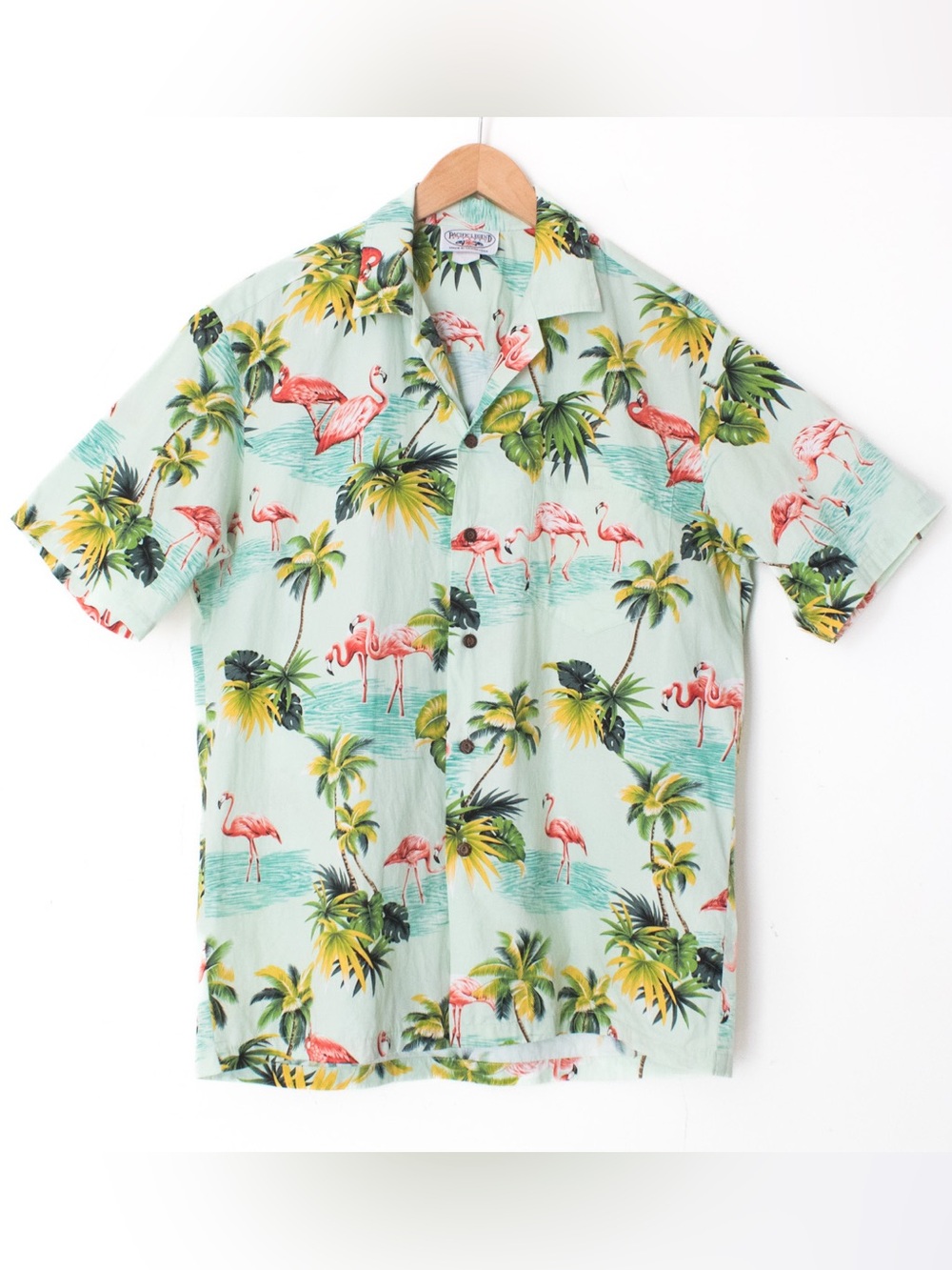Pacific Legend Apparel | Vintage 90’s Flamingo Palm Tree Print Top | Size M